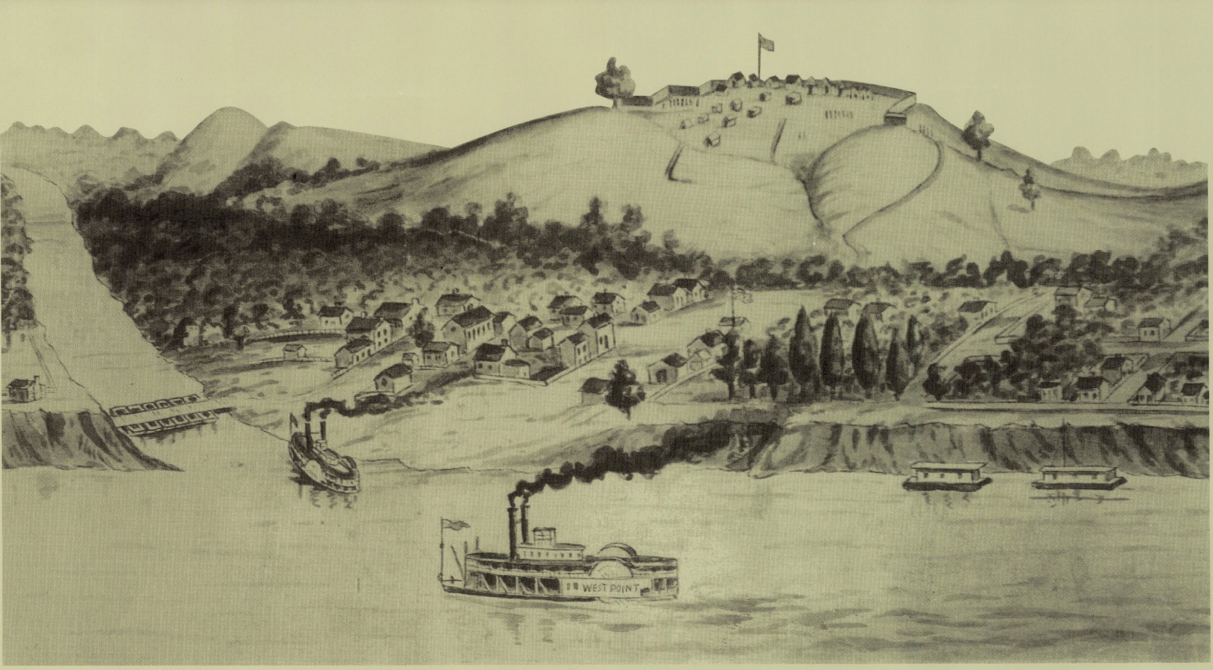Historic sketch of West Point and the Ohio and Salt Rivers below Fort Duffield