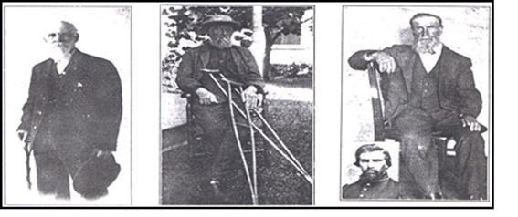 Veterans of the 9th Michigan Infantry at a reunion