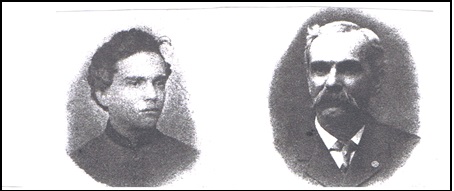 Cpl. Charles Anderson of the 9th Michigan Infantry as a young soldier and later at a regimental reunion