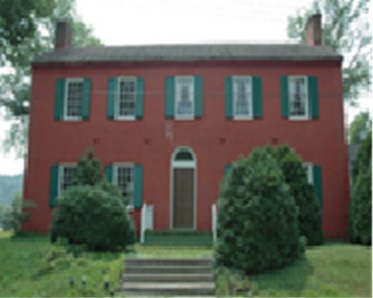The James Young House, one of the earliest surviving structures in the West Point region.