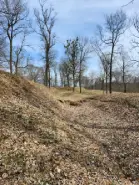 Modern view of Fort Duffield earthworks