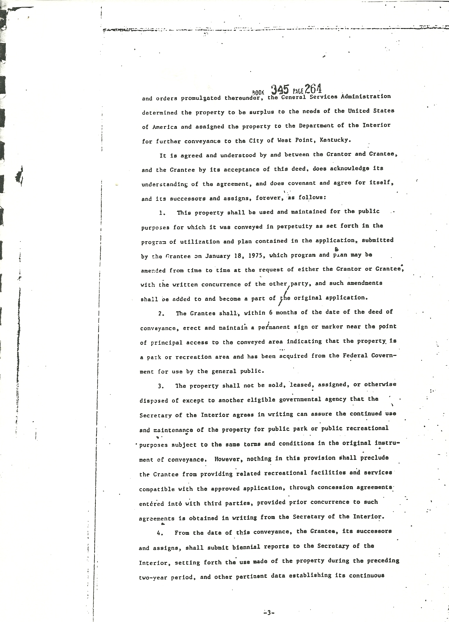 Fort Duffield Deed Page 3