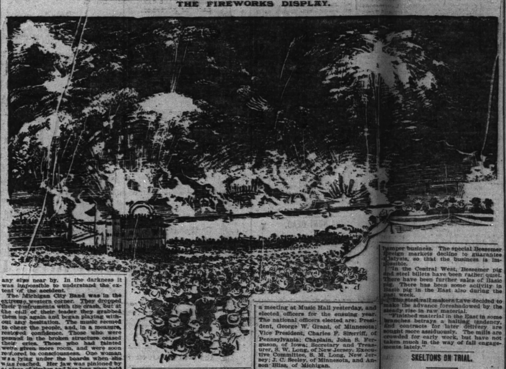1895 GAR Fireworks Display