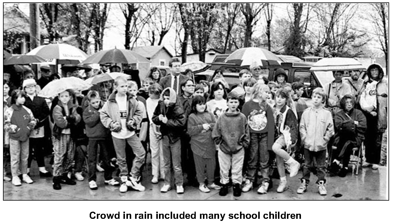 Children in rain