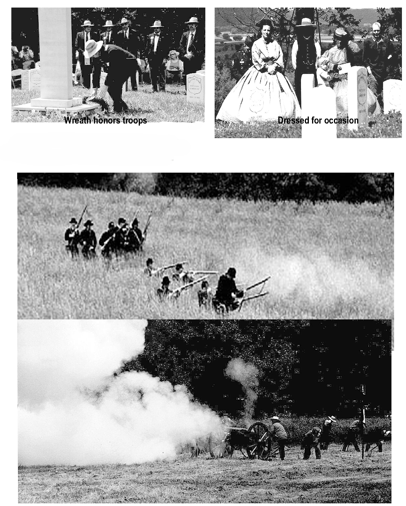 Memorial Day reenactors